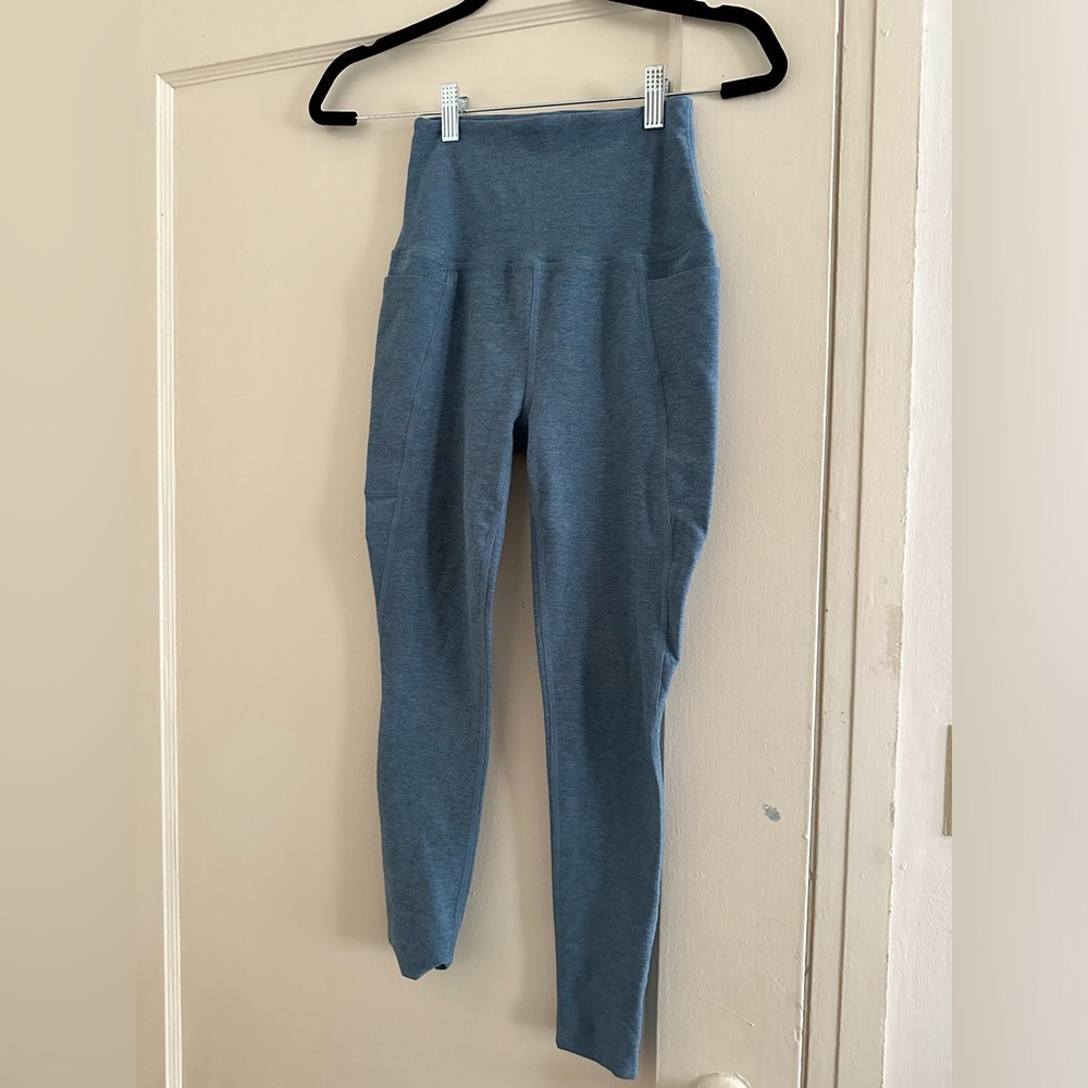 Beyond Yoga Spacedye Yoga Pants Leggings with pockets - Size Small - Light Blue